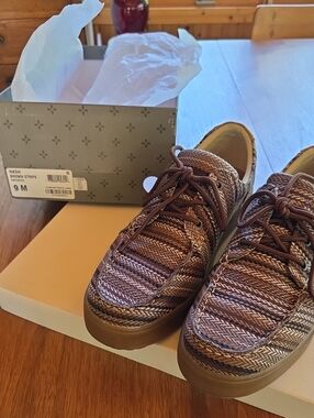 Nash Brown Stripe Men’s Loafers